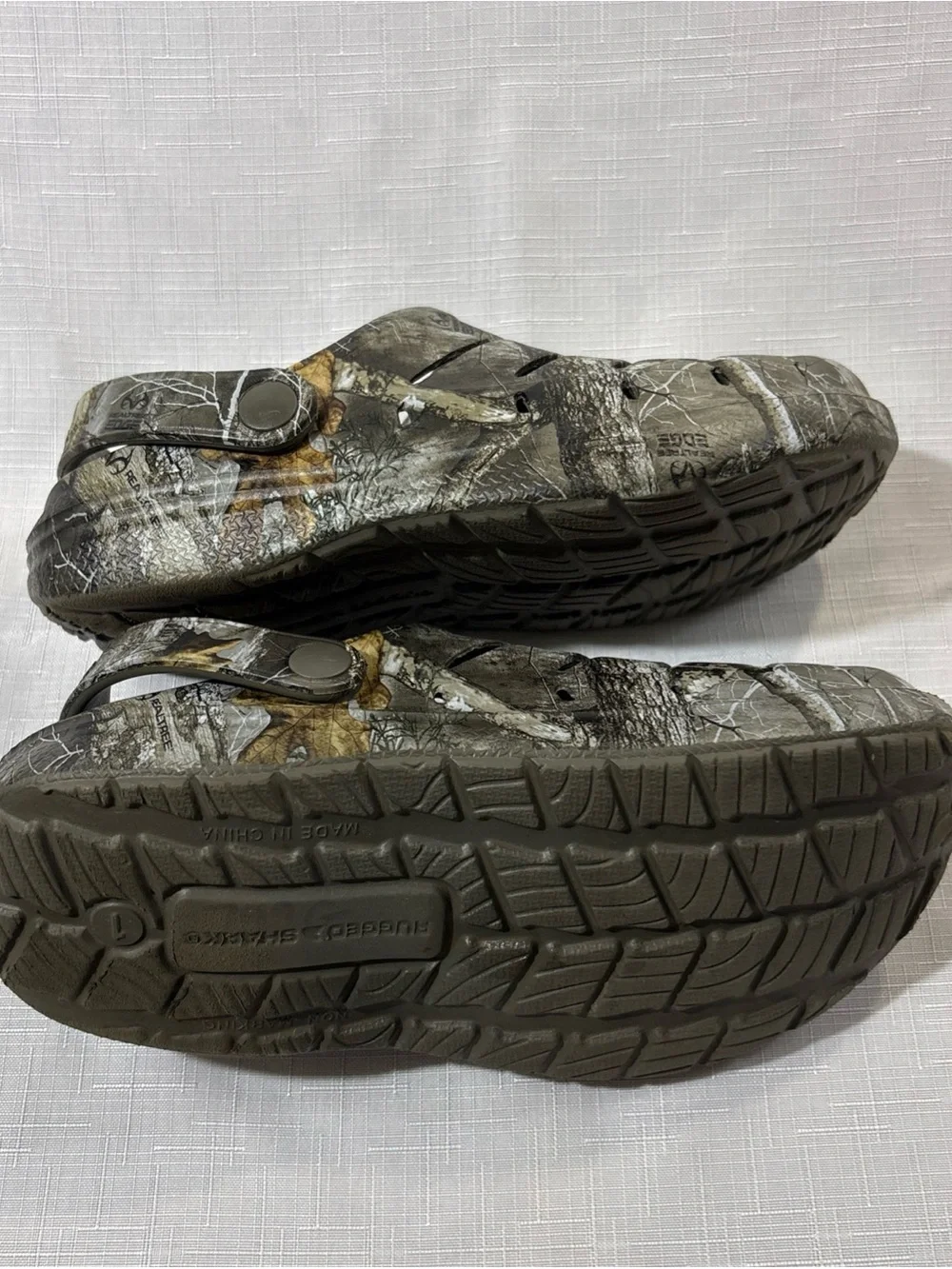 Kids Camo Water Clog - Gray/Green/Brown